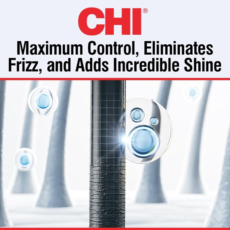 CHI Straight Guard Smoothing Styling Cream - Frizz Control & Lightweight Anti-Humidity Formula | 8.5 Oz