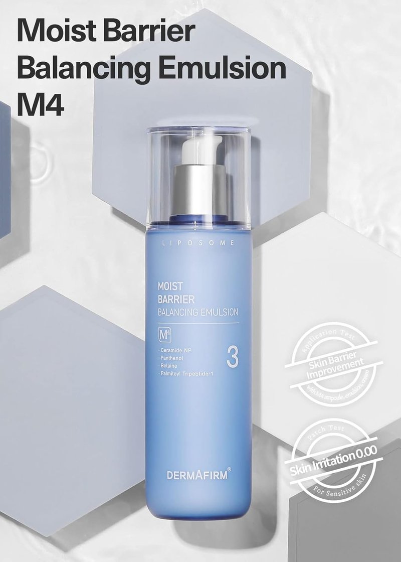 Dermafirm Moist Barrier Balancing Emulsion Cream - Hydrating Face Lotion with Ceramide, Peptide & Collagen | 6.76 fl oz for All Skin Types