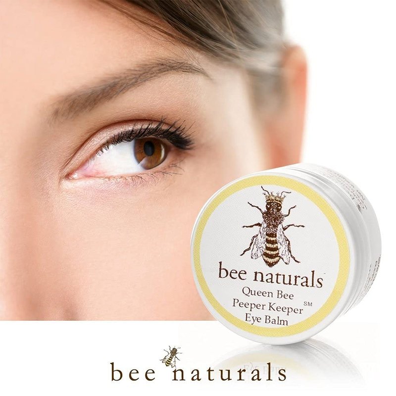 Bee Naturals Queen Eye Balm Duo - Soothing Eye Treatment with Vitamin E & Natural Oils | 2 Pack Gift Set
