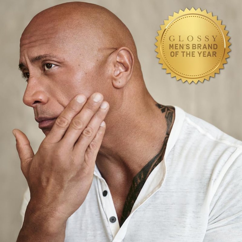 Dwayne Johnson Awakening Eye Gel for Men - Cooling Rollerball | Reduce Puffiness & Brighten Dark Circles | 0.5oz