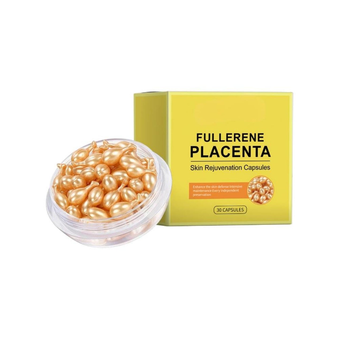 Collagen Facial Serum Capsules, Anti Aging Firming Capsules with Hyaluronic Acid & Vitamin E, Skin Rejuvenation & Sensitive Skin Travel Capsule Serum for Face & Neck
