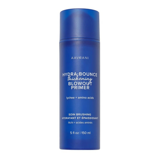 AAVRANI Hydra-Bounce Thickening Blowout Primer & Styling Cream with Lychee & Amino Acids to Volumize, Strengthen and Protect Hair Strands Vegan Color-Safe 5 Fl Oz