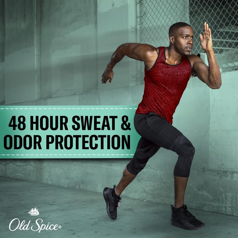 Old Spice Anti-Perspirant - Pure Sport+ Soft Solid | 2.6 Oz, Pack of 6