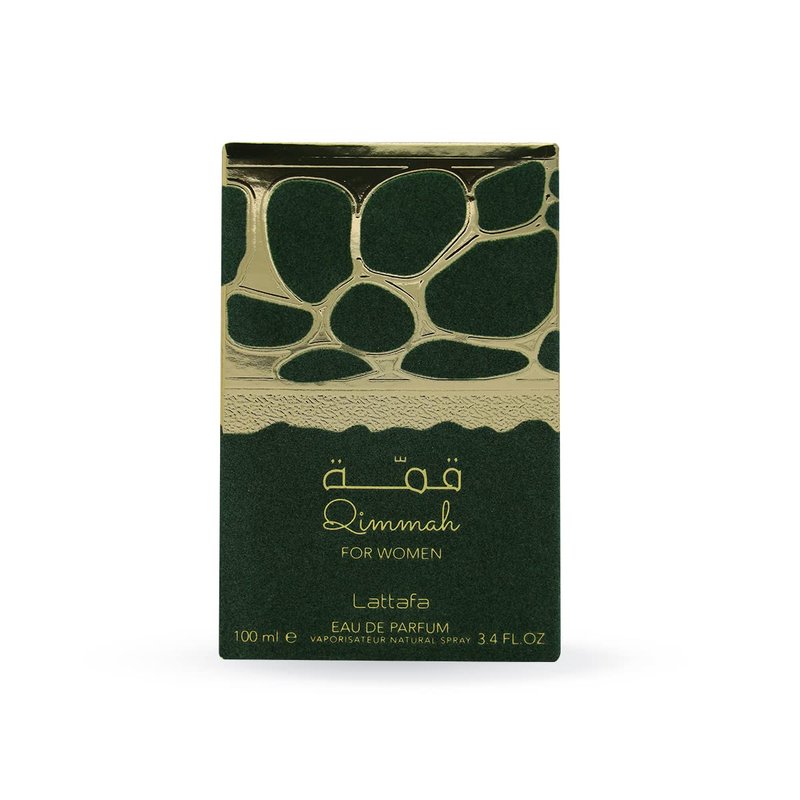 Lattafa Qimmah Eau de Parfum Spray for Women - 3.4 Ounce | Long-Lasting Fragrance