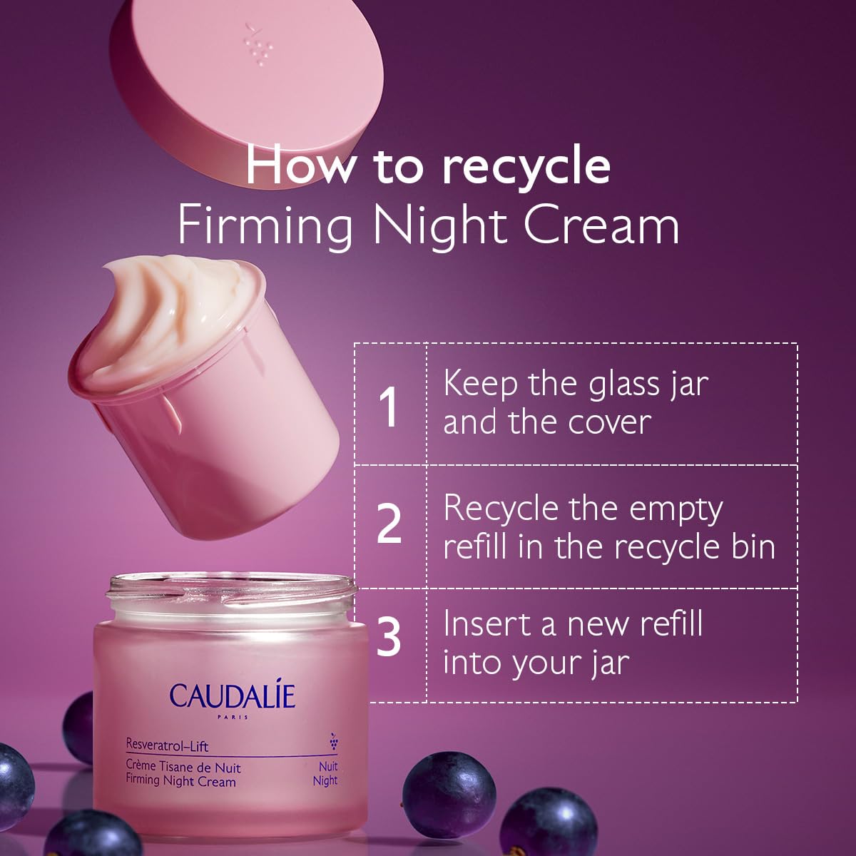 Caudalie Resveratrol-Lift Retinol Alternative Firming Night Cream - 50 mL