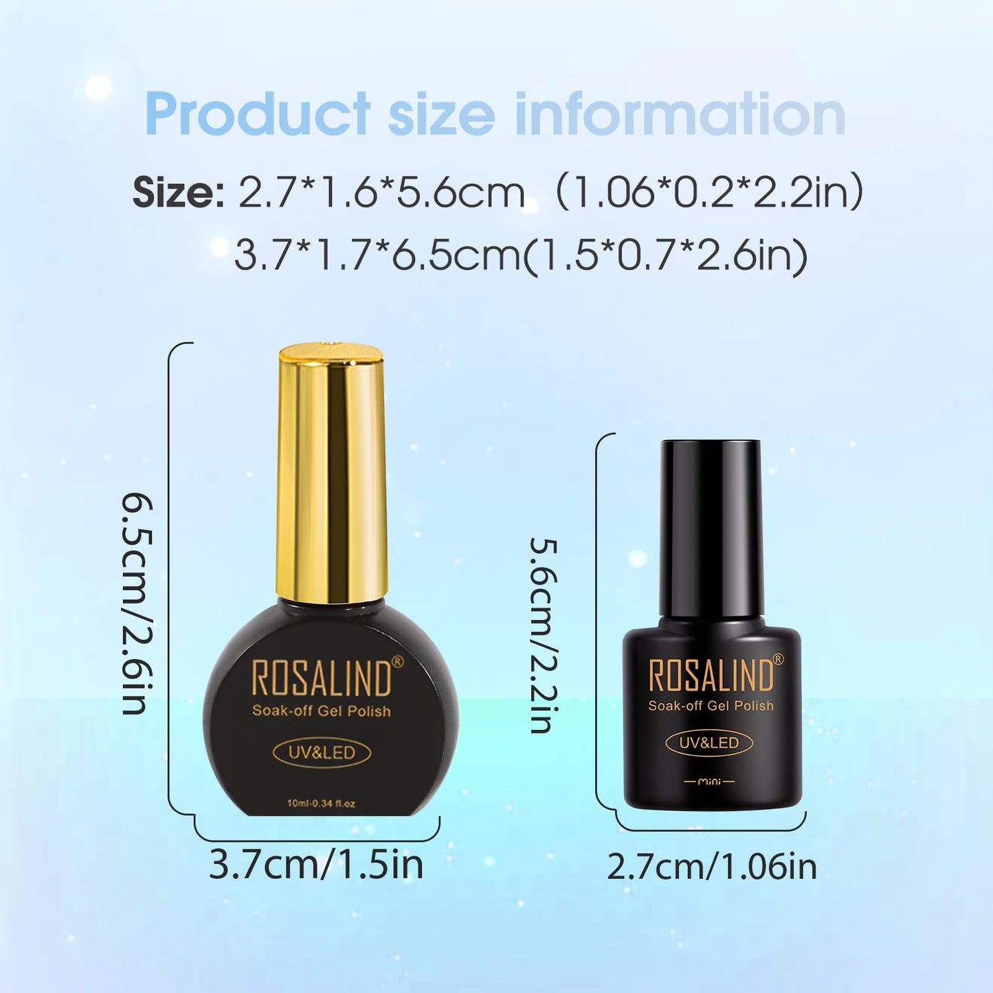 ROSALIND 30PCS Gel Nail Polish Set with Base Glossy Matte and Glitter Top Coat Gel Polish, Green Pink Fall Winter Gel Nail Set Soak Off Gel Polish Set