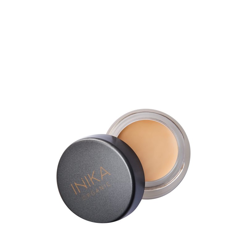 INIKA Organic Full Coverage Concealer | Erase Dark Circles, Cover up Blemishes, Creamy formula, Vegan Ingredients, All Day Wear that Hydrates and Nourishes. (Shell)