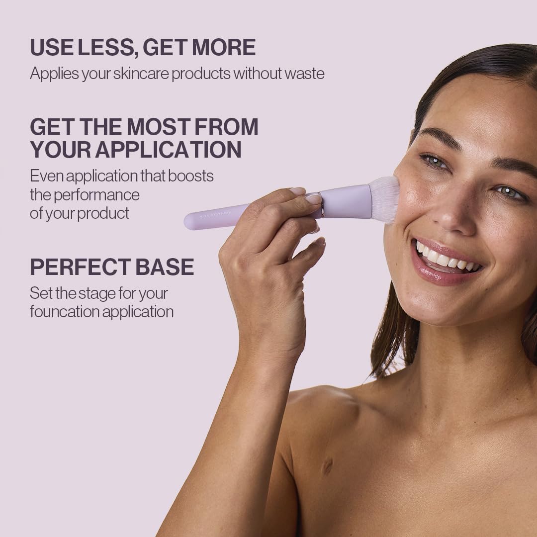 Anisa Beauty Pinnacle Skin Brush | Facial Skincare Brush for Moisturizing Cream, Lotion & Gel Application | Soft, Vegan & Cruelty-Free Fibers for Smooth, Even Skin Prep
