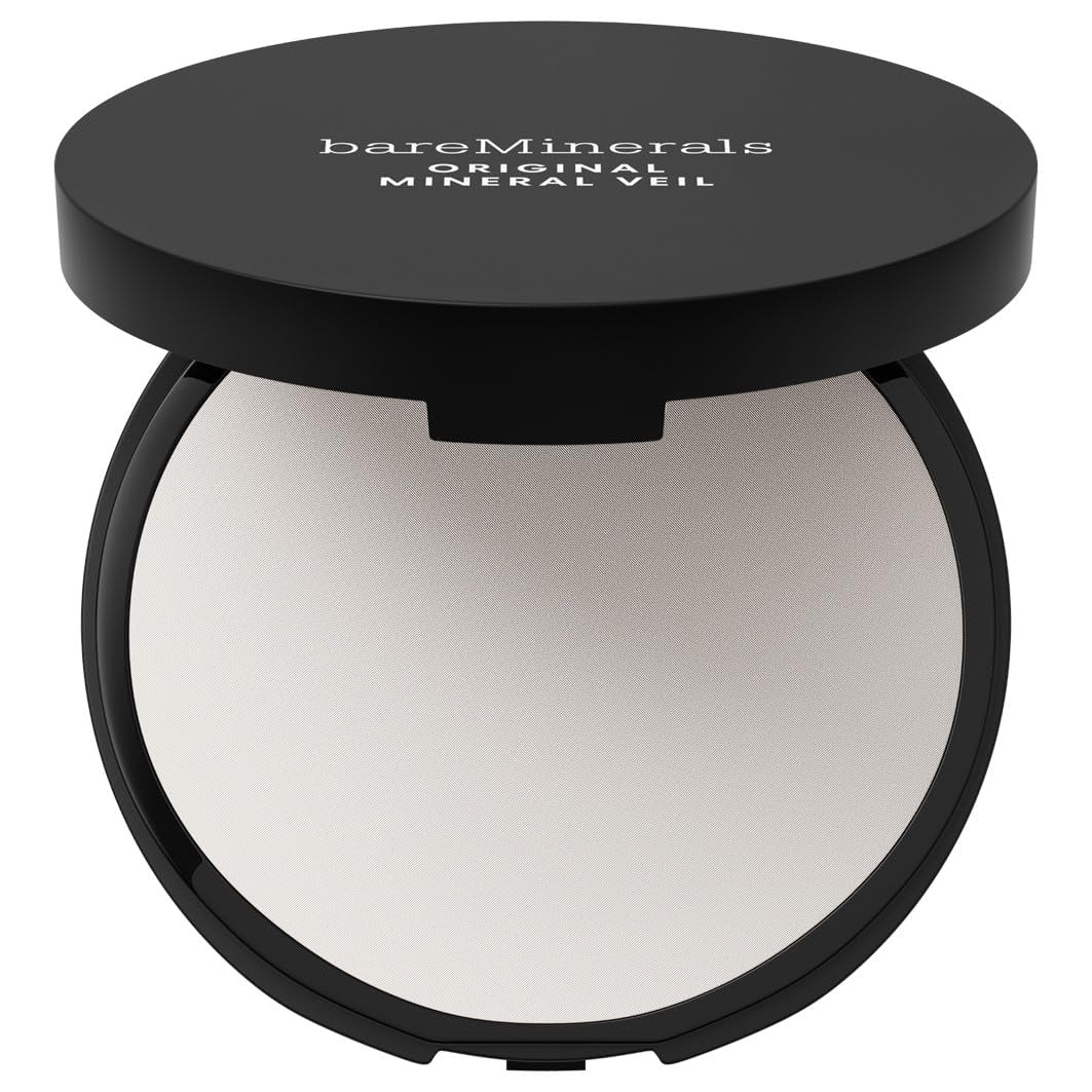 Original Mineral Veil Talc-Free Pressed Setting Powder, Translucent, Vegan, Cruelty-Free & Dermatologist-Tested