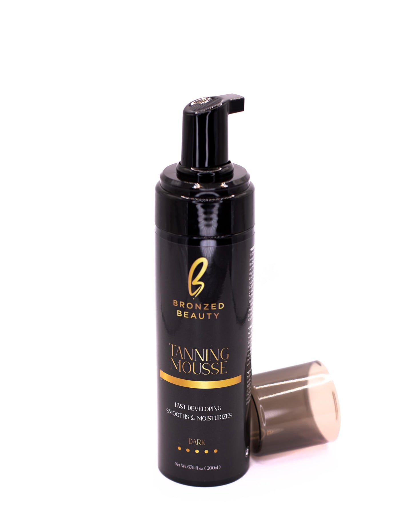 Bronzed Beauty Tanning Mousse – 6.7fl oz Dark Self-Tanning Mousse – Fast-Drying Self Tanner for Natural Bronzed Shade – Nourishing Formula with Aloe Vera and Vitamin E – Coconut Scent