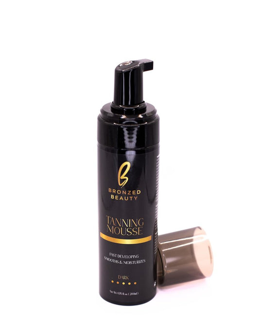 Bronzed Beauty Tanning Mousse – 6.7fl oz Dark Self-Tanning Mousse – Fast-Drying Self Tanner for Natural Bronzed Shade – Nourishing Formula with Aloe Vera and Vitamin E – Coconut Scent