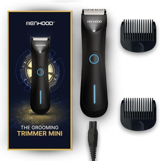 Men's Ball Trimmer Mini - Groin & Body Shaver with Ceramic Blade | IPX6 Waterproof, 90-Minute Run Time