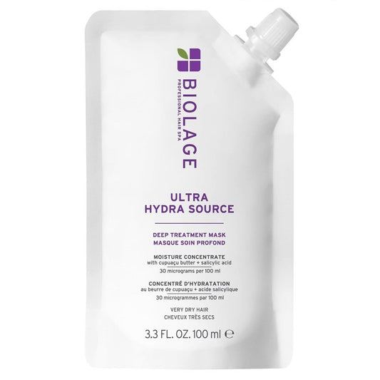 BIOLAGE Ultra Hydra Source Deep Treatment Mask - Intense Hydration for Very Dry, Thick Hair | 13.5 oz