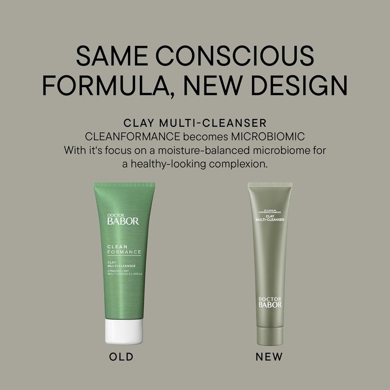 Babor Doctor Microbiomic Clay Multi Cleanser | Vegan Facial Cleanser for Balanced, Radiant Skin - 70 ml