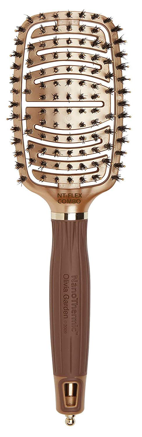 NanoThermic Ceramic Ion Hair Brush - Scalp-Hugging Vented Design