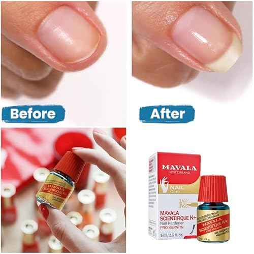 MAVALA Scientifique K+ Keratin Hardener Strengthener | Protect Nails | Avoid Breaking and Splitting | Supports Natural Keratinization | Multi-color, 0.16 Fl Oz