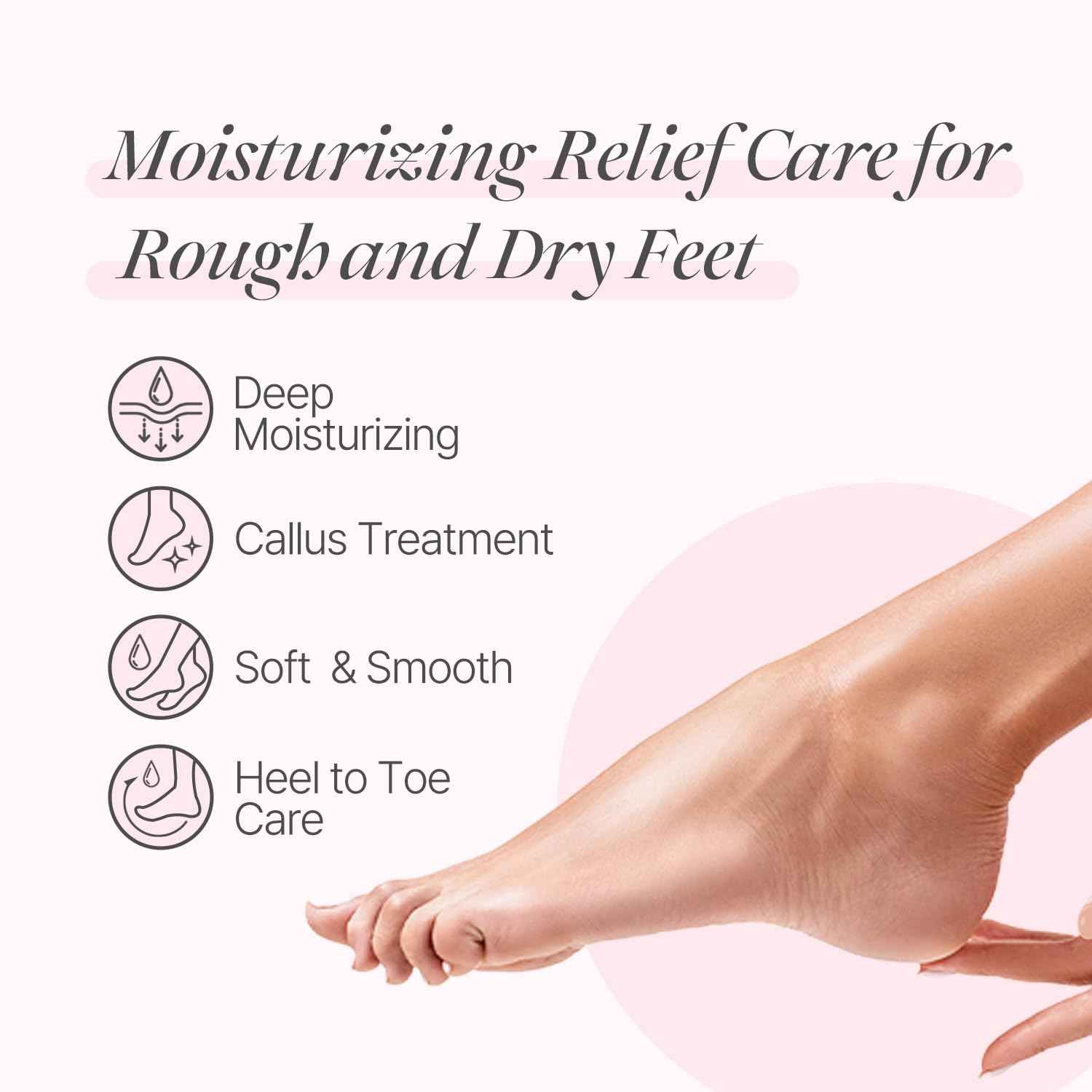 Koelf PETITFEE Rose Petal Foot & Hand Mask - 10 Pairs Intensive Nourishing Socks & Gloves