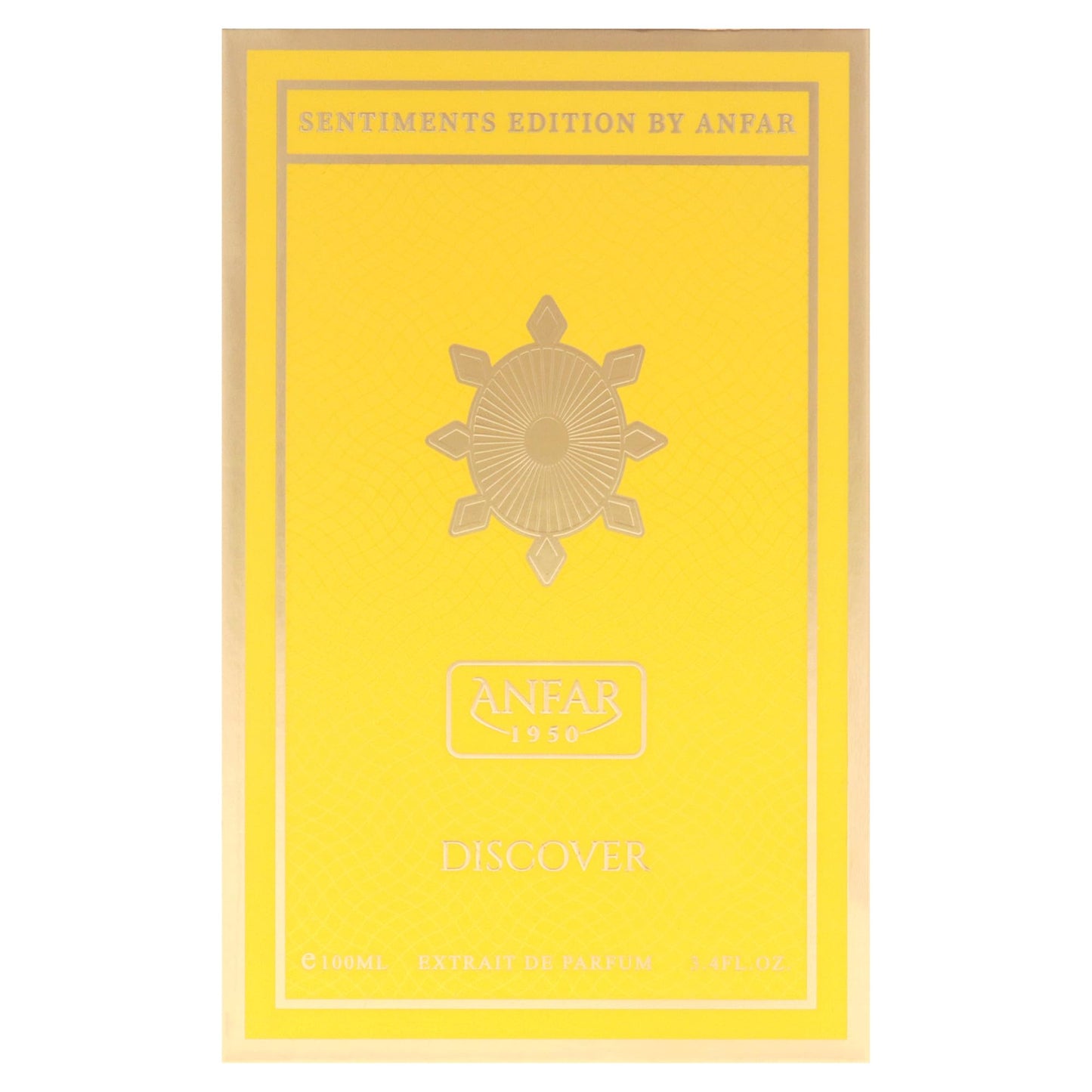 Anfar Discover for Men - 3.4 oz Extrait De Parfum Spray