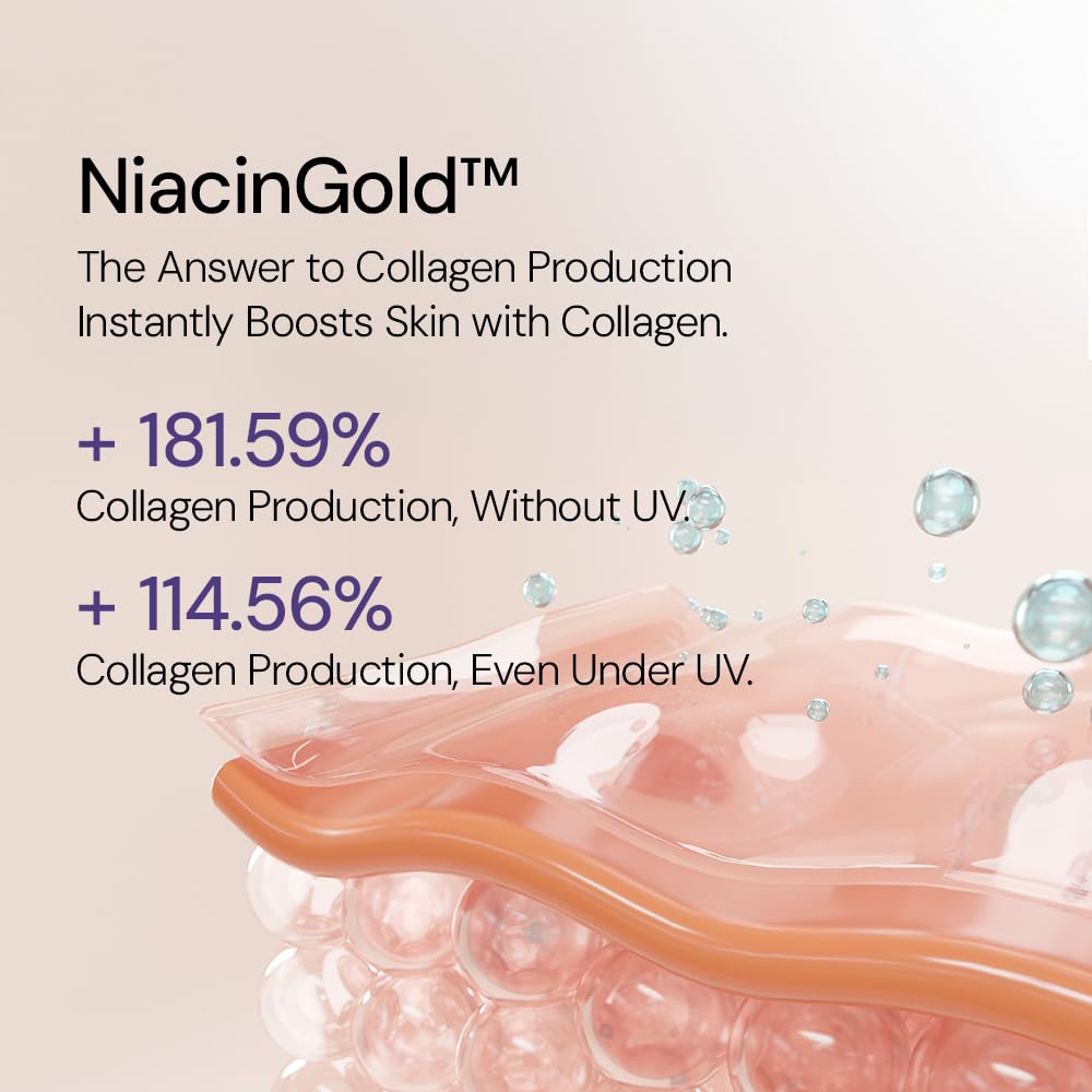 AUL NiacinGold Eye Cream 15g ㅣ Korean Skincare ㅣ Hydrating Lightweight Serum ㅣ Niacinamide + Gold Complex ㅣ Stainless Roll-On Applicator ㅣ Eye Puffiness & Elasticity Care