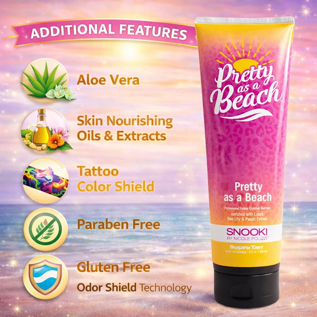 Supre Snooki Pretty As A Beach Natural Bronzer Indoor/Outdoor Formula 9oz