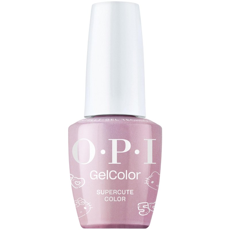 OPI GelColor Supercute Color | Sheer Soft Purple Shimmer UV Cure Gel Nail Polish | Hello Kitty Limited Edition Collection