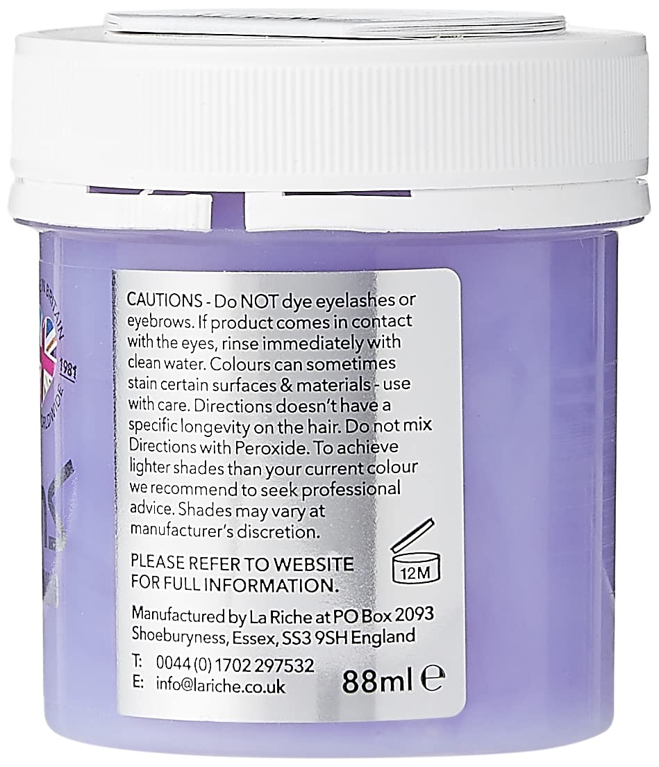 Directions Hair Colour - White Toner for Vibrant Shades | 88ml Pot