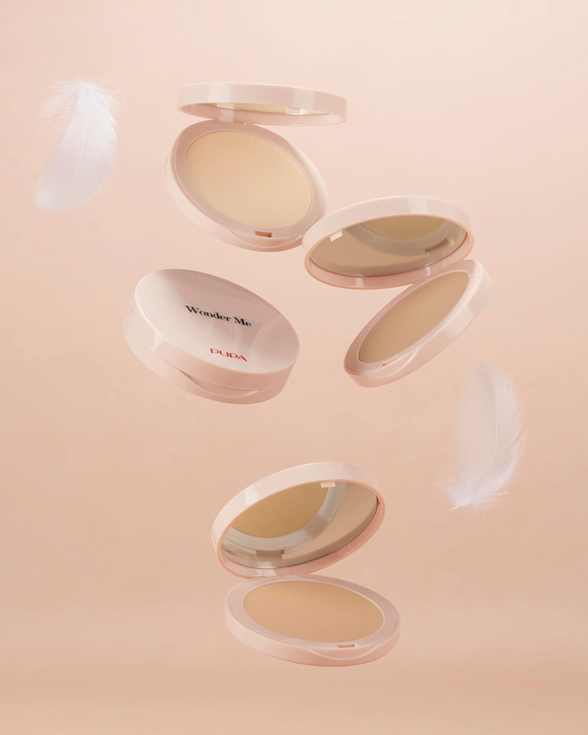 Pupa Milano Wonder Me Setting Powder - Reduces Pores & Smooths Skin Texture | Talc-Free, 010 Ivory, 0.22 oz