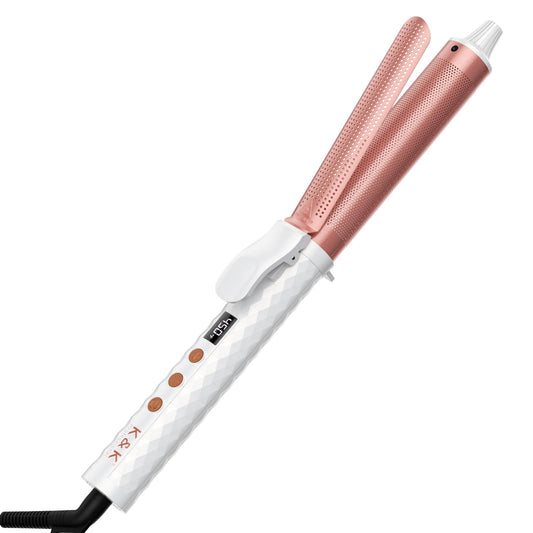 K&K Upgrade 1 1/4 Inch Curling Iron, Ceramic Coating Barrel, Multiple Temperature Control for All Hair Types, 122℉ to 446℉, Long-Lasting Results, Dual Voltage, Get Effortless Waves (3)