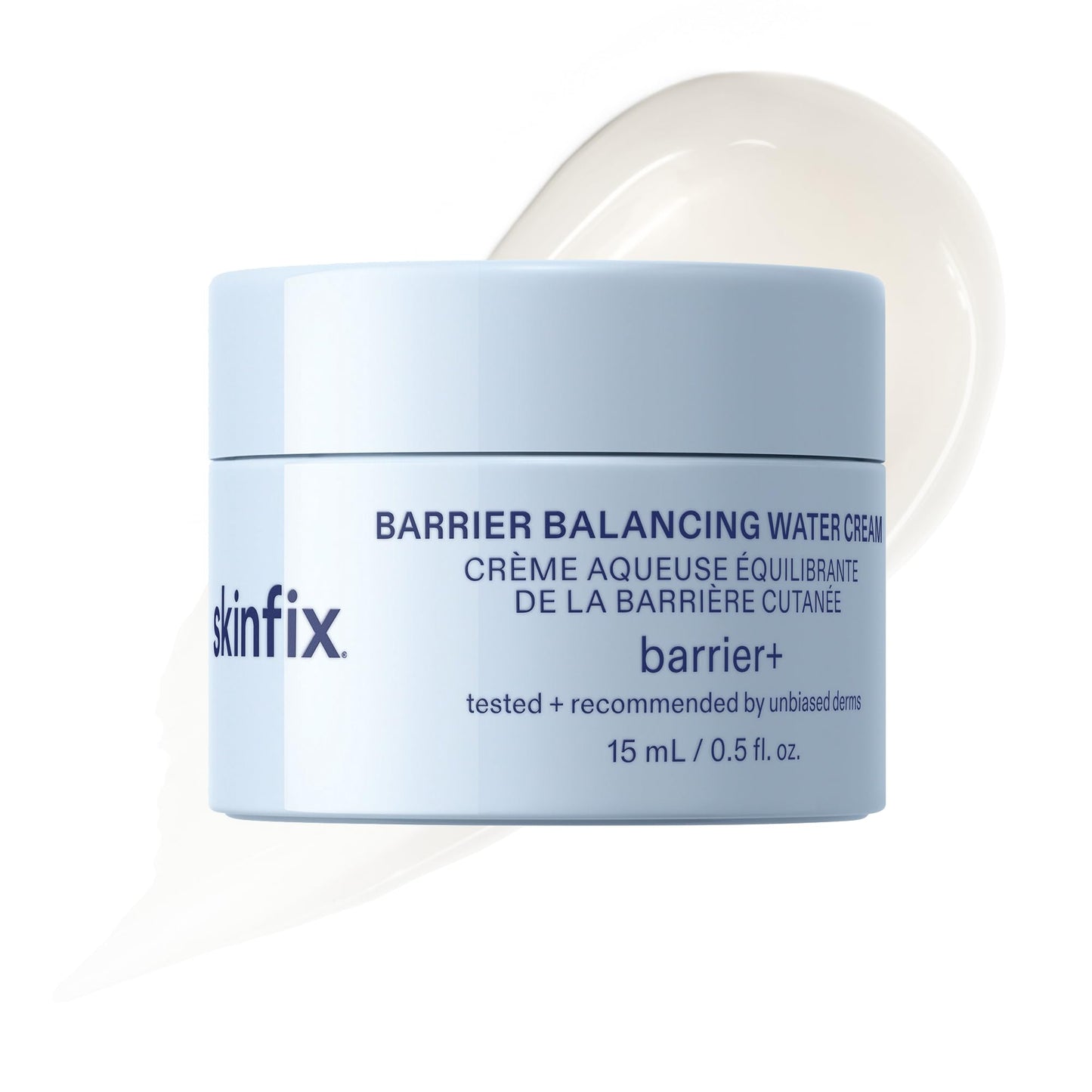 Skinfix Barrier Balancing Water Cream Mini - 0.5 oz - Weightless Moisturizer with Hyaluronic Acid & Niacinamide - Combo + Oily Skin - Acne-Safe, Non-Comedogenic, Fragrance Free, Vegan, Cruelty Free