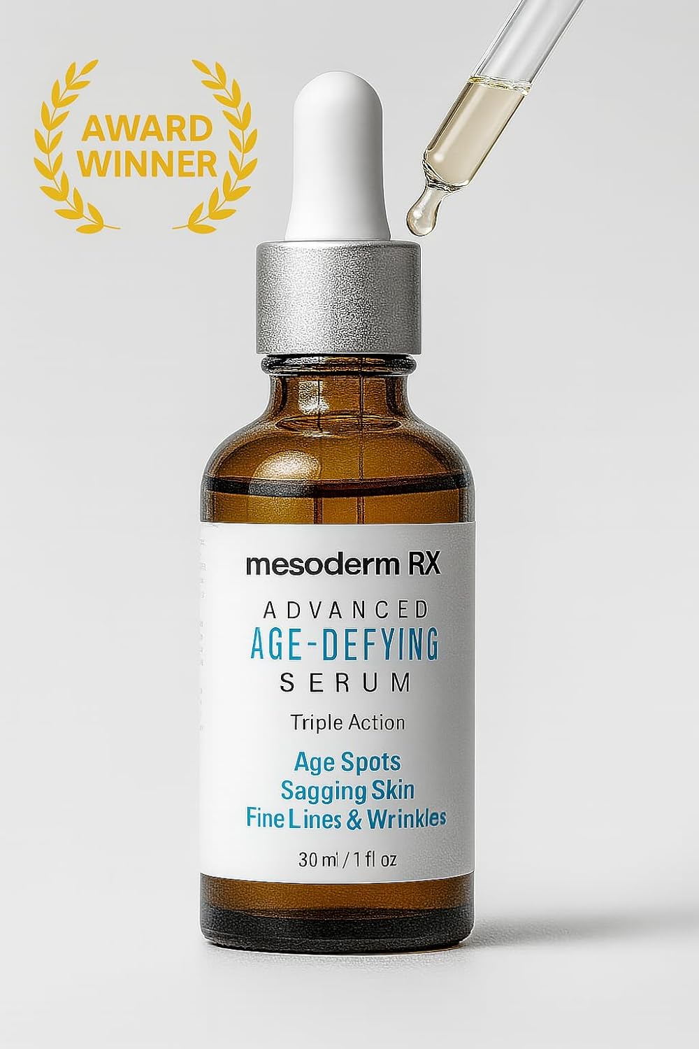 Age-Defying Serum - Triple Action Formula for Age Spots, Sagging Skin & Fine Lines | 1 fl oz