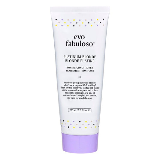 EVO Fabuloso Caramel Color Depositing Conditioner for Blonde Hair - Tones, Nourishes & Adds Shine - 7.4 fl oz