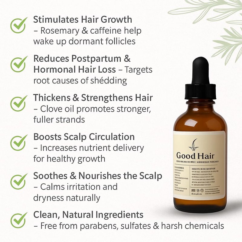 Homemade hair growth serum| All natural ingredients | activate your scalp today Postpartum hair re growth