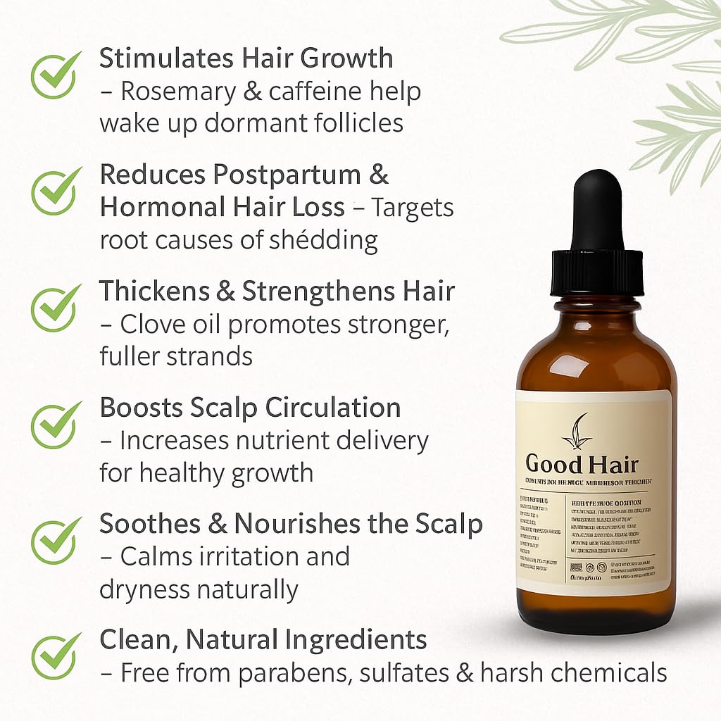Homemade hair growth serum| All natural ingredients | activate your scalp today Postpartum hair re growth