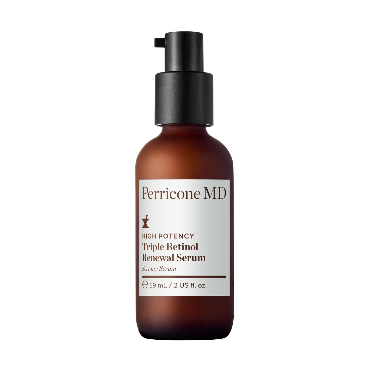 Perricone MD High Potency Triple Retinol Renewal Serum - Lightweight, Advanced Face Serum with CoQ10 - Visibly Reduce Lines, Wrinkles, & Uneven Texture for Firm, Collagen-Rich Skin - 2 fl oz