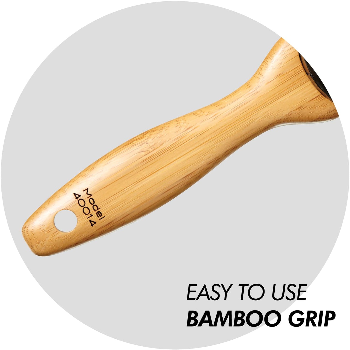 Sam Villa 9-Row Brush With Bamboo Hair Brush Detangler