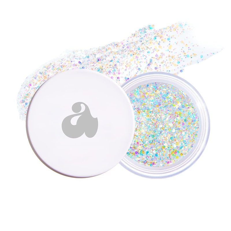 UNLEASHIA Get Loose Glitter Gel Mini, Face & Body Glitter Gel, Holographic Sparkle Makeup for Eyes, Cheeks & Collarbone, Festival & Party Makeup, Vegan (No.2 Starlit Chaser)