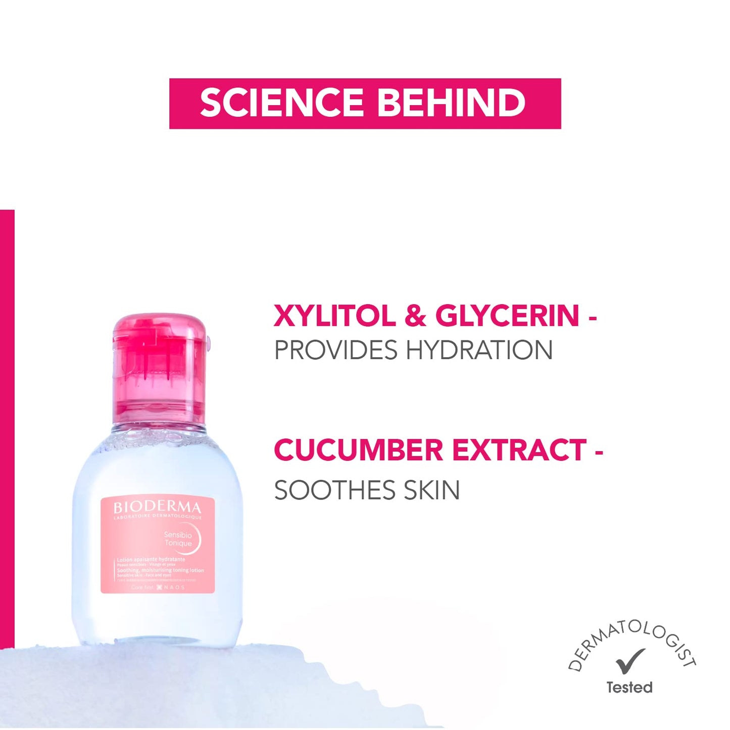Bioderma - Sensibio Face Toner - Skin Soothing and Moisturizing - Gentle Facial Toner for Sensitive Skin