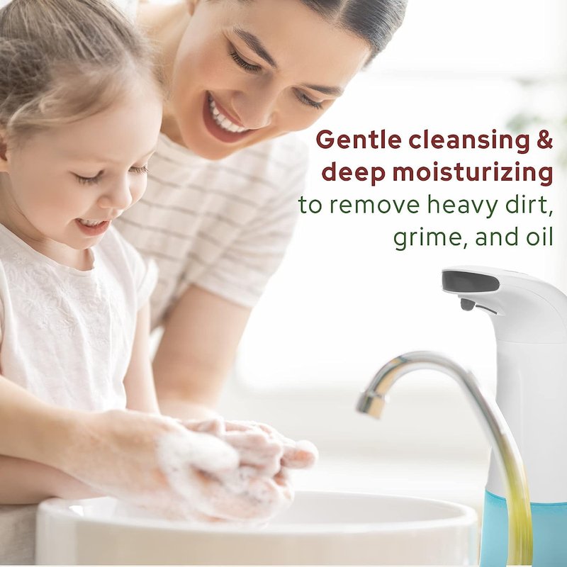 Puremax Foaming Hand Soap Refills with Essential Oils | Rain Drops | Gentle, Moisturizing | Biodegradable Formula | Made in USA | 128 Fl Oz (1 Gallon)