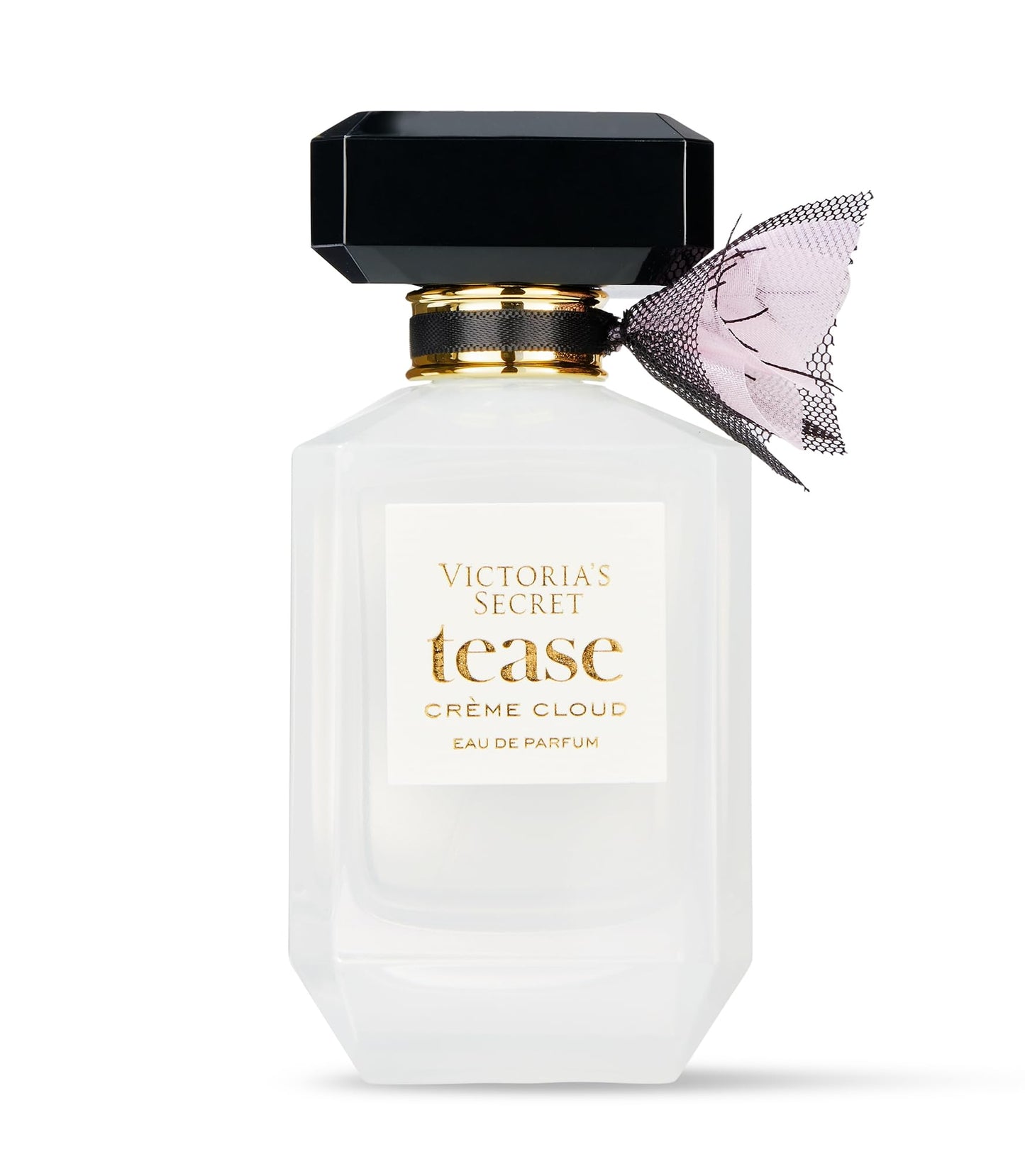 Victoria's Secret Tease Crème Cloud Eau de Parfum, Notes of Vanilla Meringue, Santal Flower & Sheer Amber, Perfumes for Women (3.4 oz)