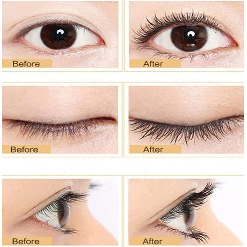 Venicare 4D Silk Fiber Lash Mascara Liquid Extension Makeup Eye Lash Kit Luxuriously Longer Thicker Voluminous Eyelashes Waterproof Smudge-proof Natural No Clumping Smudging Lasting All Day 2 Pack