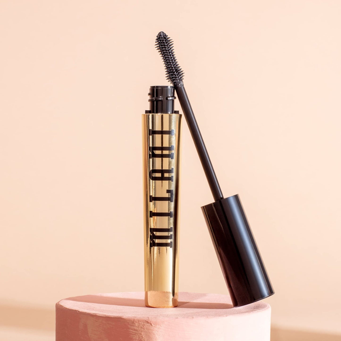 Milani Highly Rated Anti-Gravity Black Mascara with Castor Oil and Molded Hourglass Shaped Brush & Milani Highly Rated Lash and Brow Enhancing Growth Serum