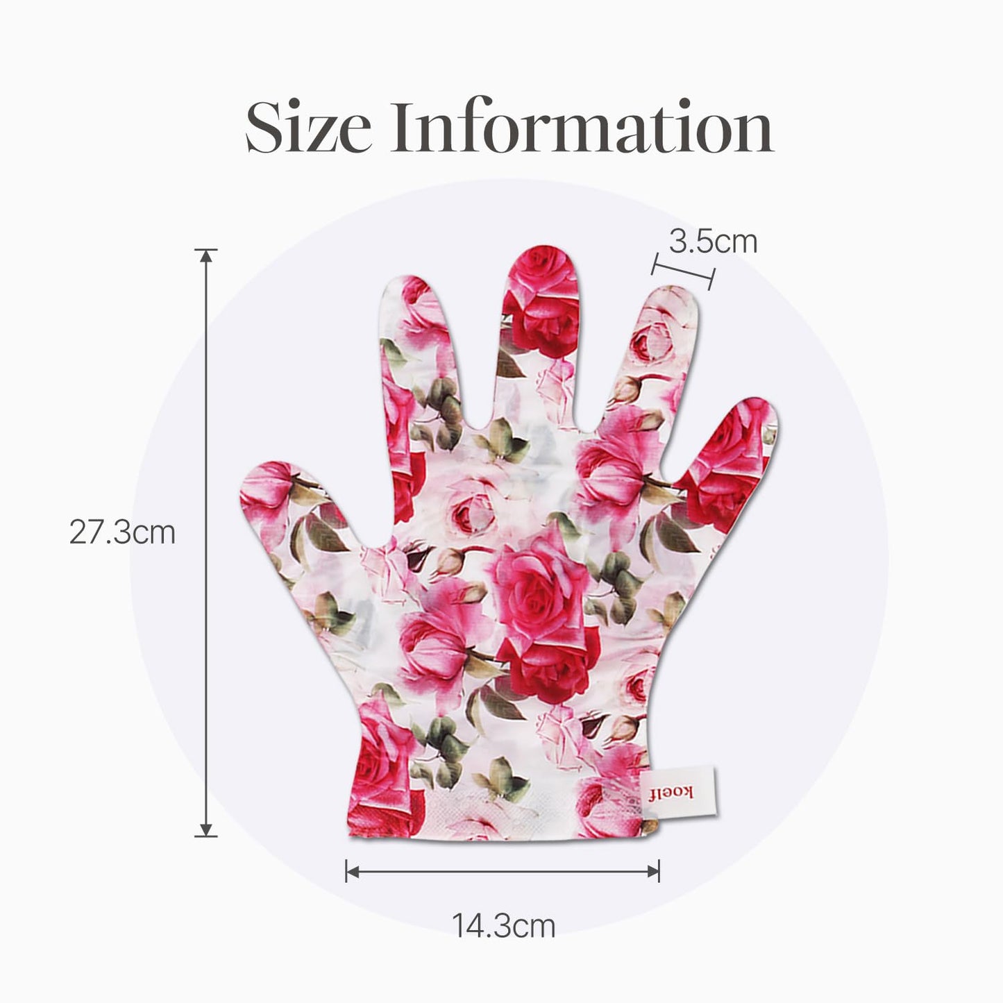 koelf PETITFEE Rose Petal Satin Foot & Hand Mask10pairs (5ea/5ea) - Intensive Nourishing Socks & Gloves Mask, Skily, Smooth Hand, Foot, Repairing Masks