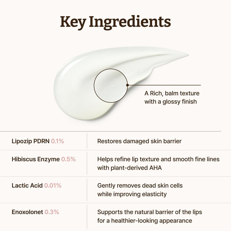 Dr.Reju-All Advanced PDRN Rejuvenating Lip Serum – Hydrating Lip Balm with Lipozip PDRN for Glowy, Dewy Lips – Gentle Exfoliating & Smoothing Lip Moisturizer – Hibiscus & Lactic Acid – 0.3 Fl Oz