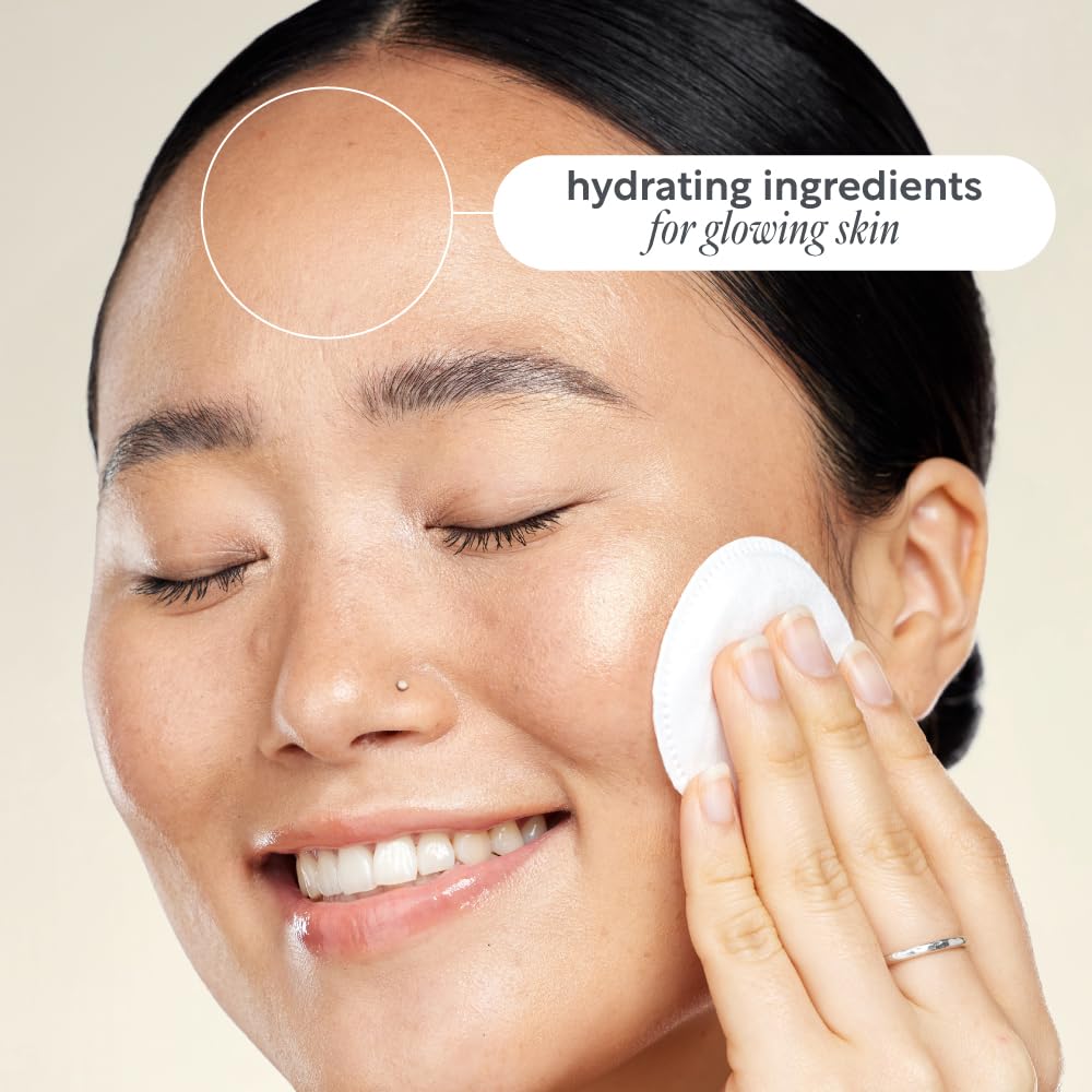 Lucy Bee AHA PHA Exfoliating Tonic for Sensitive Skin, Glycolic Acid & Fruit Acids, Gentle Daily Exfoliant, Dermatologist Approved, Certified Organic, Vegan & Cruelty Free, 3.38 fl oz