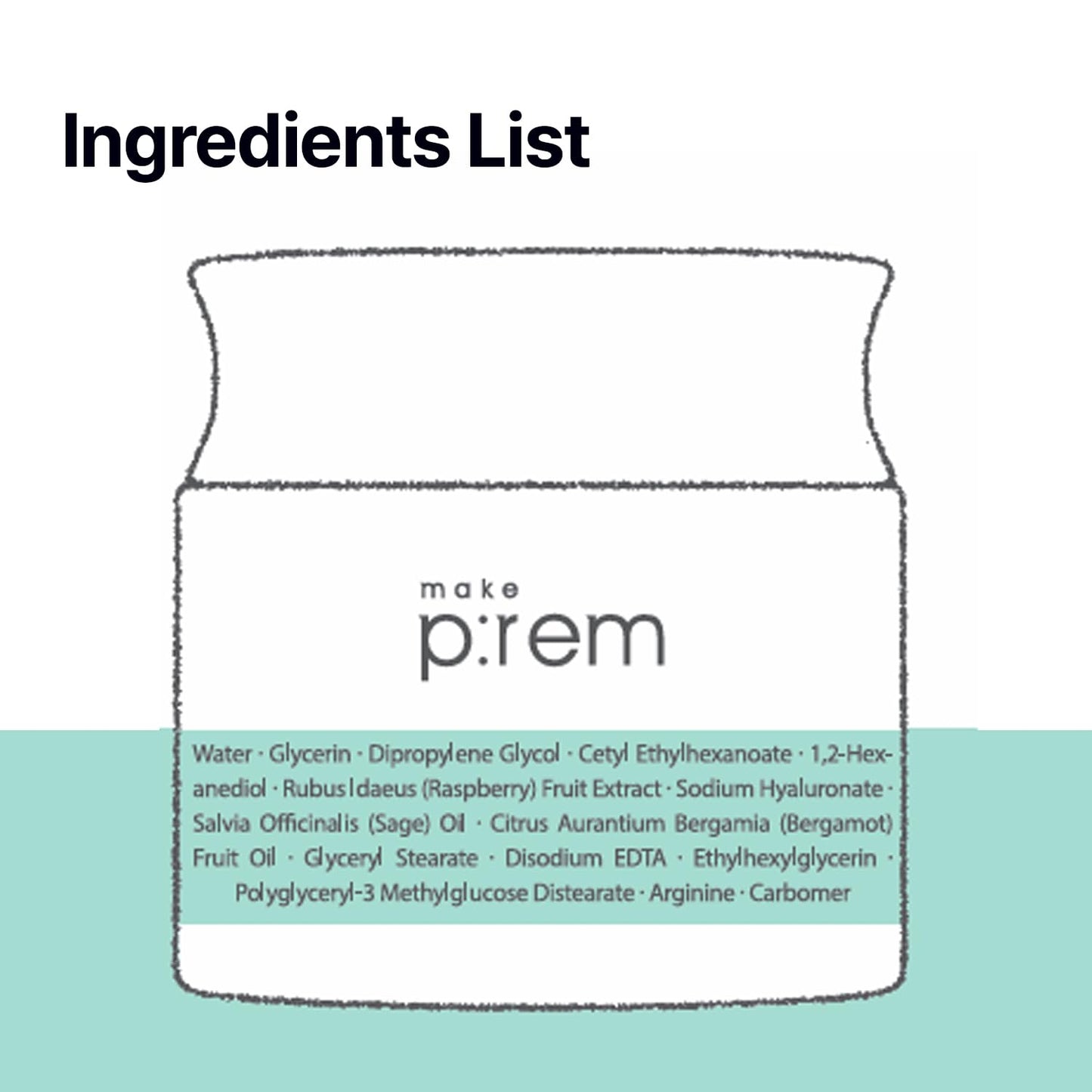 MAKE P:REM Safe Me. Relief Moisture Mask 15, Hydrating Sheet Mask with Natural Ingredients, Enriched with Hyaluronic Acid for Comfort and Glow, Korean Skin Care, 0.84 fl.oz. (25ml) x 10EA