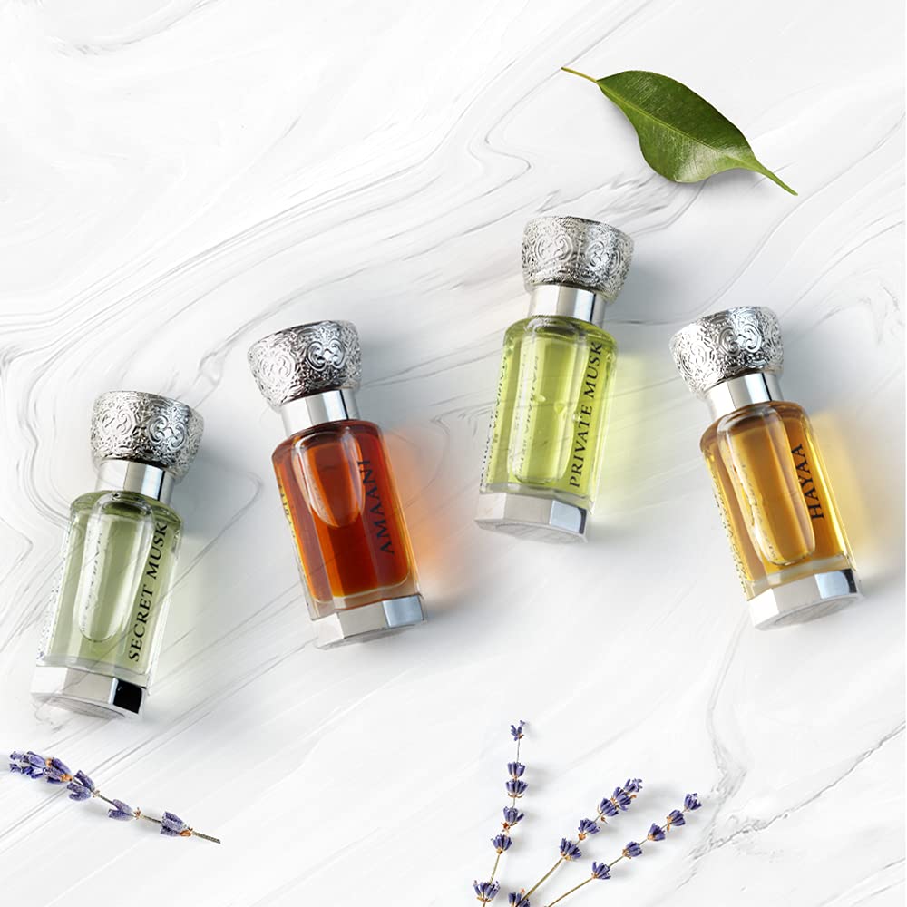 Swiss Arabian Private Musk - Luxury Products From Dubai - Lasting And Addictive Personal Perfume Oil Fragrance - A Seductive Signature Aroma - 0.4 Oz