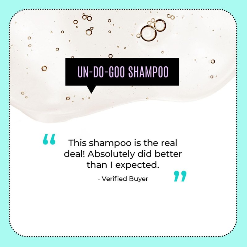 Malibu C Un-Do-Goo Clarifying Shampoo - Deep Cleansing Treatment for Product Buildup | Travel Size 3.4oz