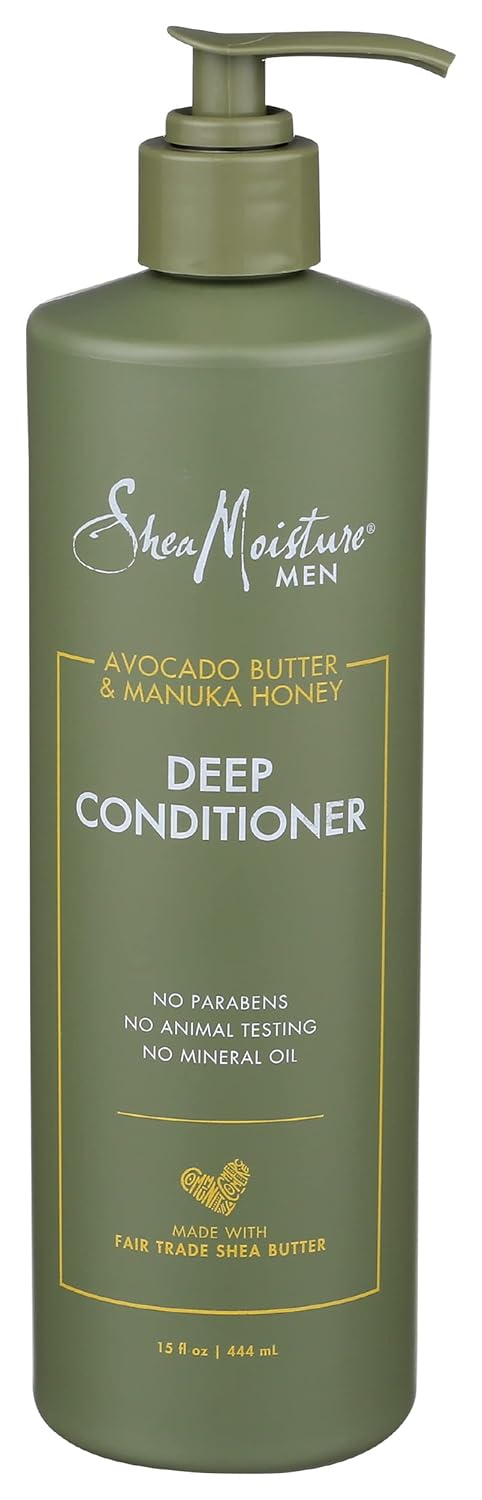 Shea Moisture Men's Deep Conditioner - Nourishing Formula for Dry Hair | 15 oz