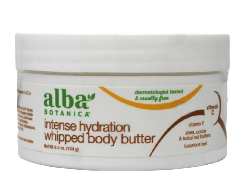 Alba Botanica Kukui Nut Body Cream - Moisturizing Skin Hydration | 6.5 Oz Bottle (Pack of 2)