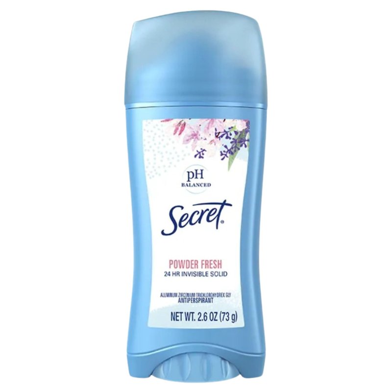 Secret Anti-Perspirant Deodorant Solid Powder Fresh 2.70 oz (Pack of 8)
